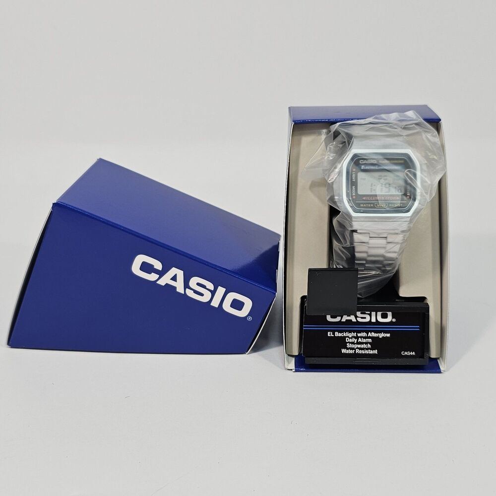 Casio A168W-1, Classic Digital Watch, Chronograph, Alarm, Day/Date, Illuminator